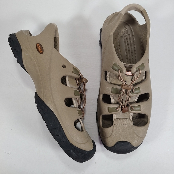 CROCS Shoes Crocs Bite Collection Taupe Traibreak Closed Toe